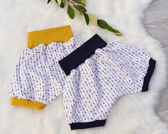 Shorts Pygmée baby sarouel jersey orgânico oekotex