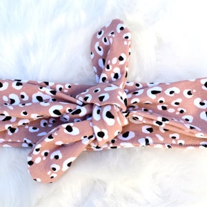 Evolutionary baby harem pants Leopard pink organic jersey oekotex image 7