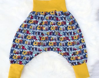 Evolutionary baby harem pants Charlie organic jersey oekotex