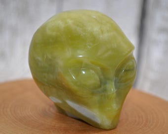 2" Picasso Jaspis Kristall Stjärna Varelse Kvinnlig Alien Skull