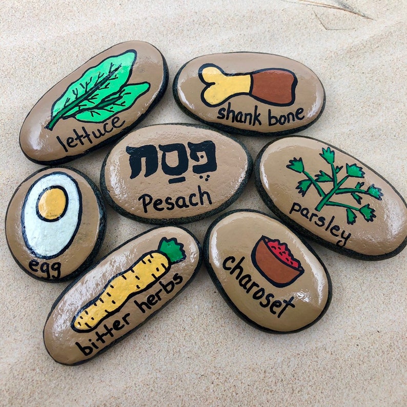 Seder Dinner Tale Stones, Pover Seder Tale Rocks, Seder Evening meal Symbols, Seder Plate, Seder for Little ones, Seder for Youngsters picture relating to Children's Passover Seder Printable identified as Seder Dinner Tale Stones, Pover Seder Tale Rocks, Seder Supper Symbols, Seder Plate, Seder for Young children, Seder for Small children