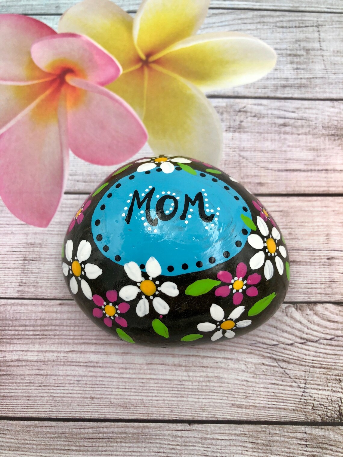 Mother's Day Painted Rock Mother Painted Stone Etsy