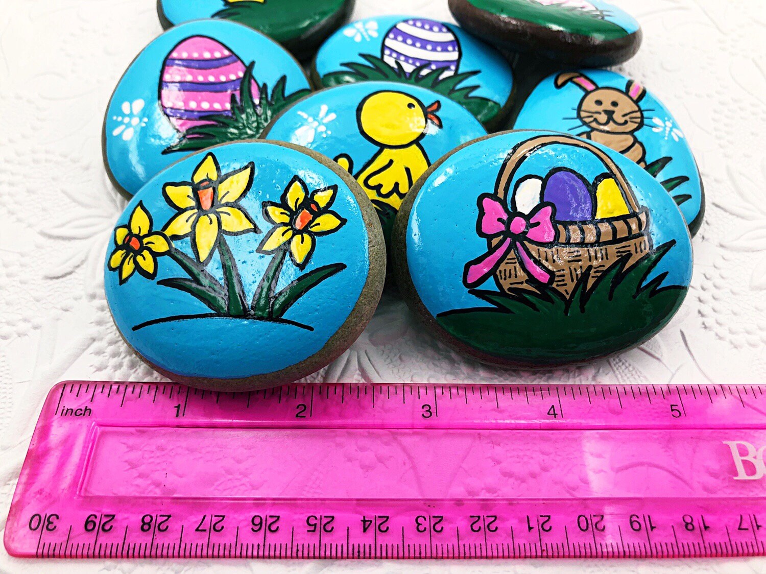 Rachel Rocks Easter Easter Story Stones: Hand-painted Rocks, Easter Basket Gift - Etsy