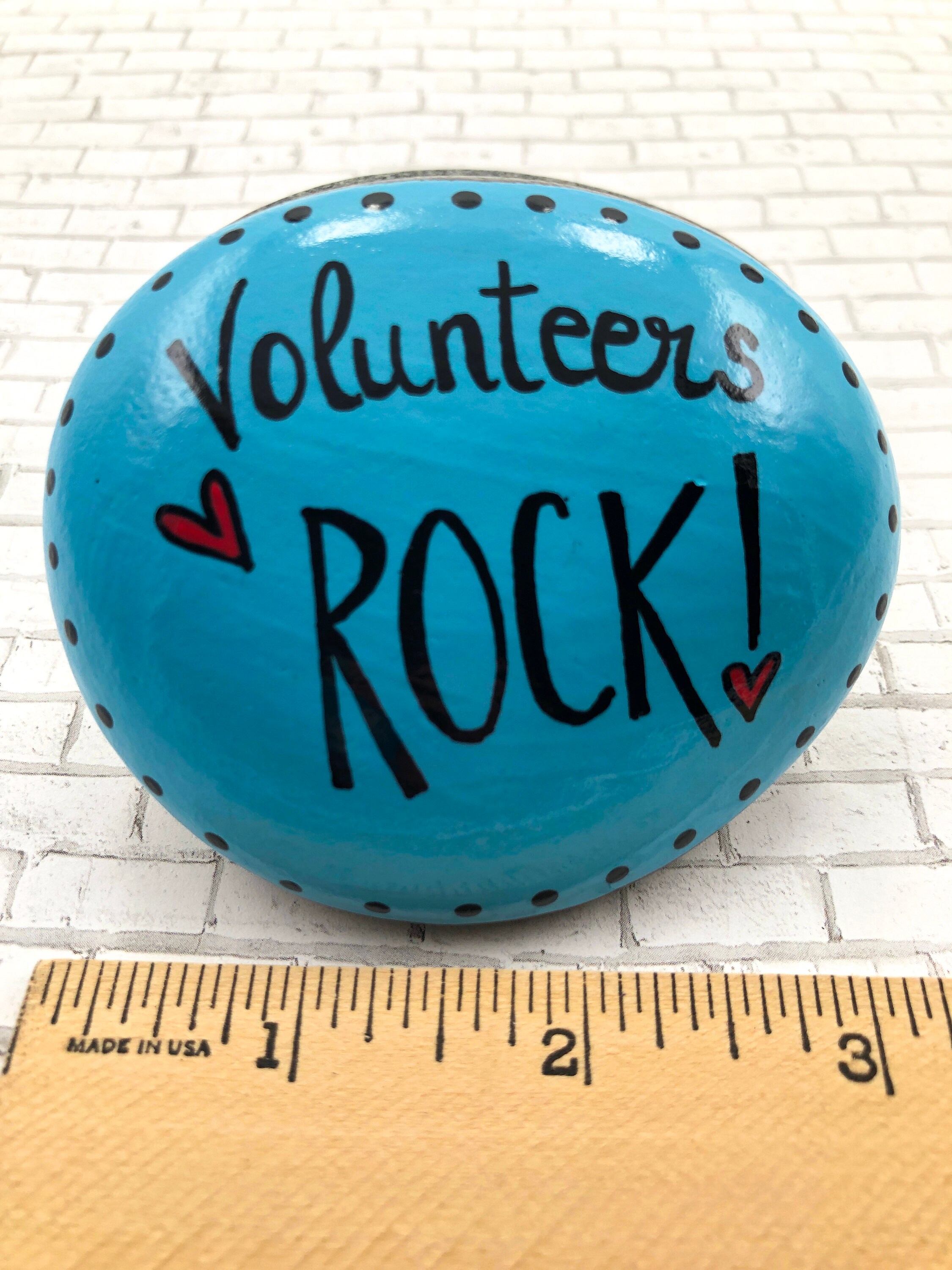 God Rocks Paperweight Hand Painted Rock Paperweight: Volunteers Rock Appreciation Gift - Etsy