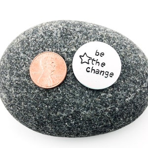 Pocket Coins with Custom Words of Encouragement, Set of 10 Custom Affirmation Tokens, Hand Stamped Pocket Coin, Recovery Gift, Support Group image 7