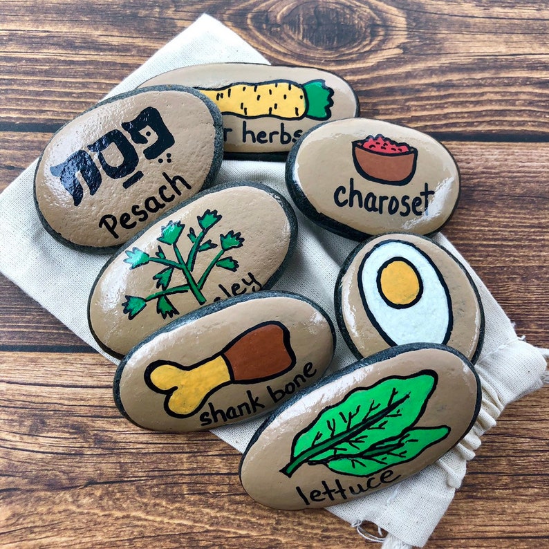 Pover Seder Tale Rocks, Seder Evening meal Tale Stones, Seder Meal Symbols, Seder Plate, Seder for Small children, Seder for Youngsters photo regarding Children's Passover Seder Printable called Pover Seder Tale Rocks, Seder Dinner Tale Stones, Seder Evening meal Symbols, Seder Plate, Seder for Young children, Seder for Youngsters