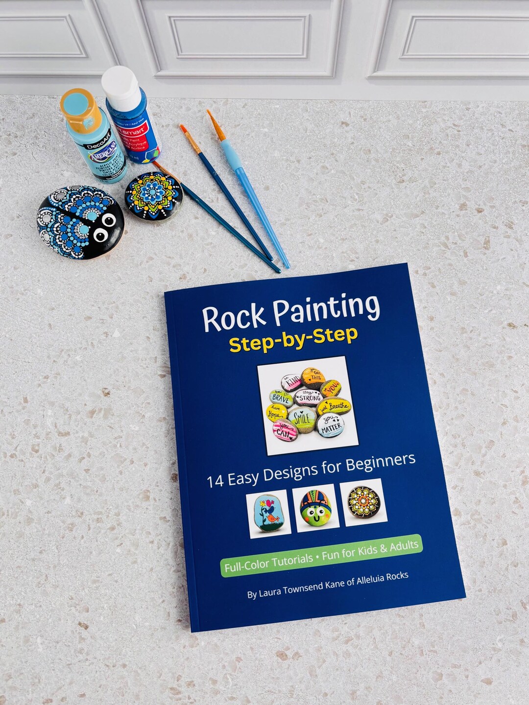 Drawing Rocks Book Rock Painting Step-by-step Book, 14 Easy Rock Painting Tutorials for ...