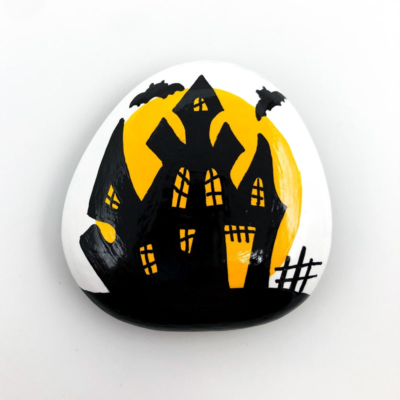 Painted Rock Houses - Etsy