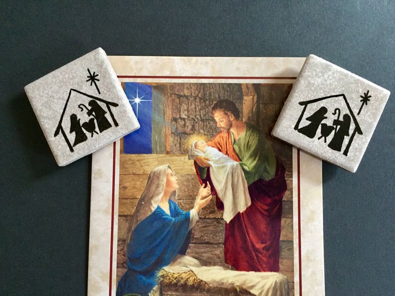 Nativity Christmas Manger Scene Holy Night Etsy