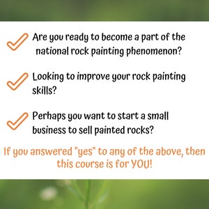 Rock Painting Masterclass, Rockin' the Rock Painting Craze, Digital Course on Painting Rocks, Art Class Project, Art Students Digital Class image 3