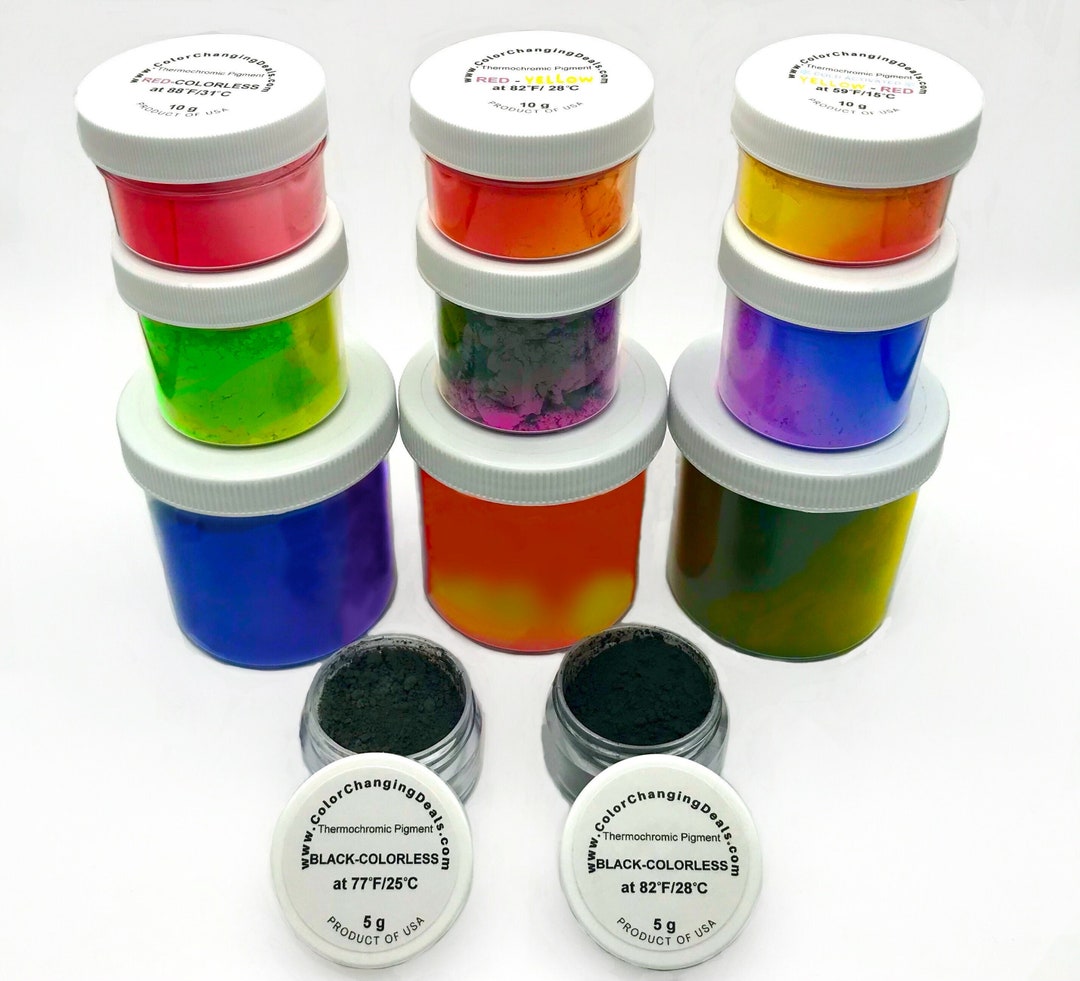 Yellow Thermochromic Pigment, Turn Colorless at 25°C / 77°F