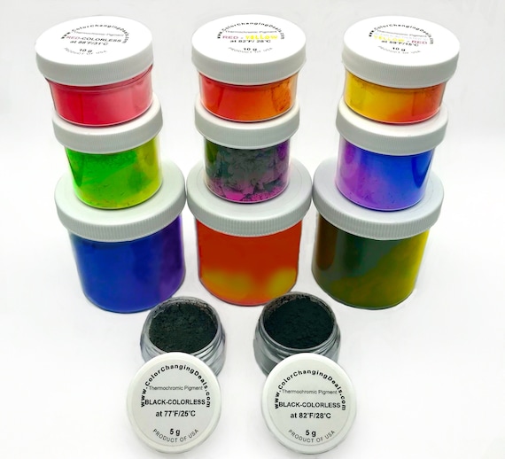 Thermochromic Pigment Powder Heat Sensitive Color Changing Goo