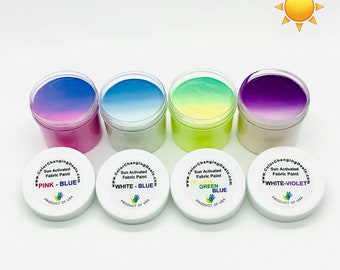 Temperature Activated Color Changing Thermochromic Powder Pigment Perfect  for Color Changing T Shirts Shoes Slime Nail Art Paint Jewelry 
