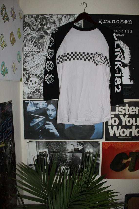 Thrifted BLINK 182 band tee