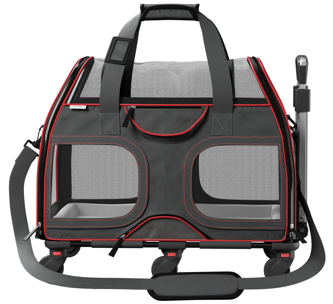 Katziela® Luxury Rider PRO Pet Carrier With Removable Wheels Etsy