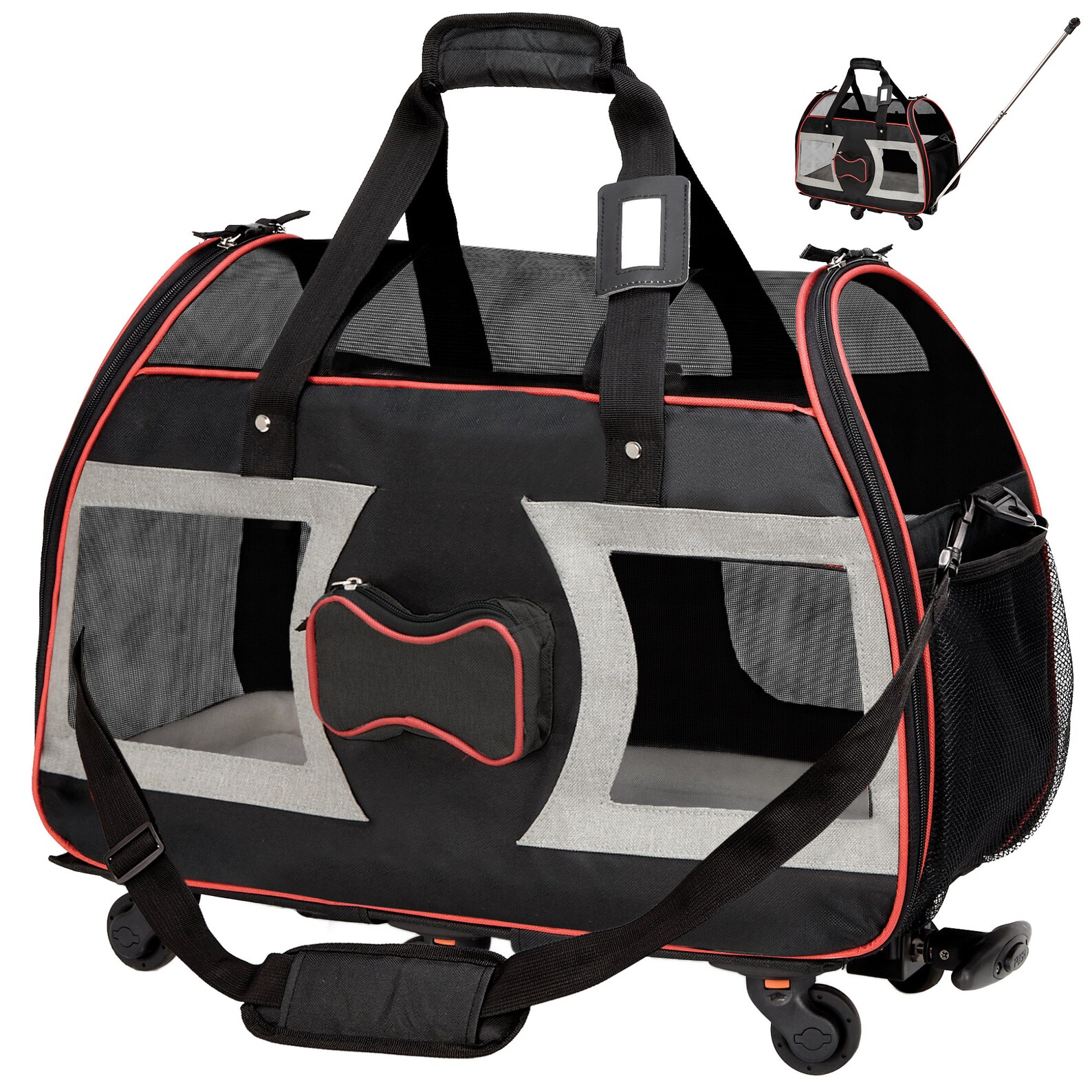 Katziela Airline Approved Wheeled Pet Carrier Etsy