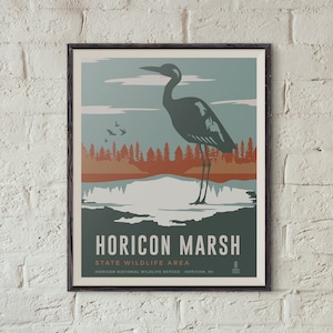 Horicon Marsh Wildlife Area - Wisconsin Poster