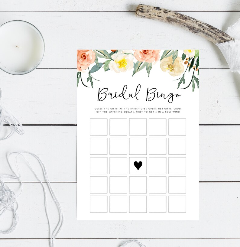 Bridal Bingo Video game Printable, Bridal Bingo Editable Template, Templett Prompt Down load, Do it yourself, Bridal Shower Video game, Customized Video game, Floral graphic relating to Printable Bridal Bingo referred to as Bridal Bingo Video game Printable, Bridal Bingo Editable Template, Templett Fast Down load, Do-it-yourself, Bridal Shower Recreation, Personalized Recreation, Floral