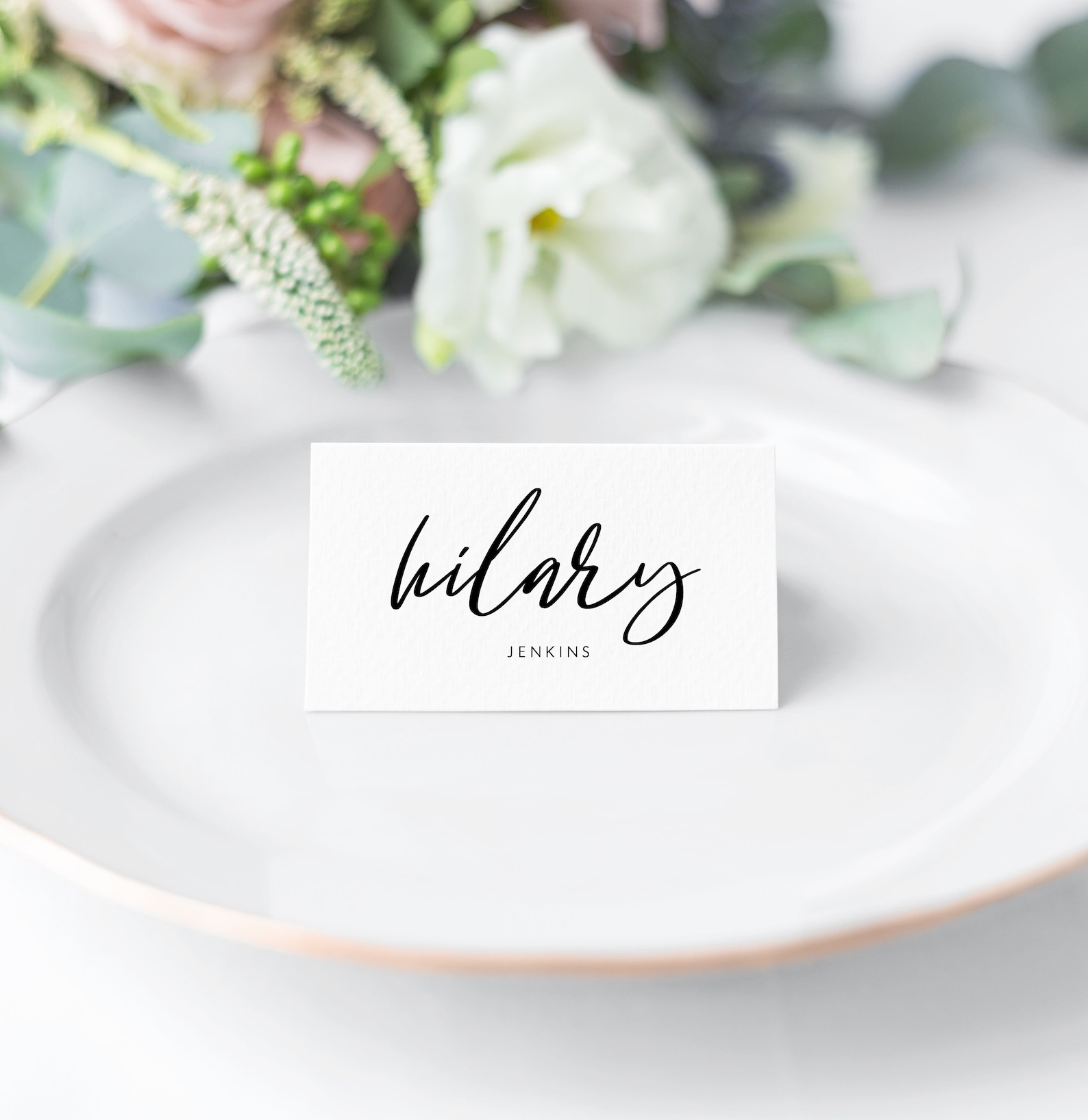 Printable Place Card Template DIY Place Card Printable Place Etsy