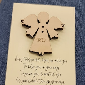 Pocket Angel , I am always with you, grief, support token