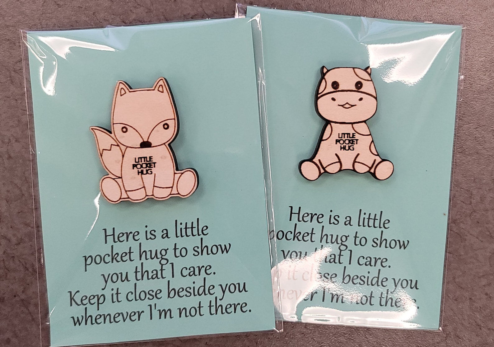 Pocket Hug, Thinking of You Token Etsy