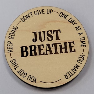Jetons de vérité en bois, Anxiété, Réassurance, jetons de vérité, Affirmation positive