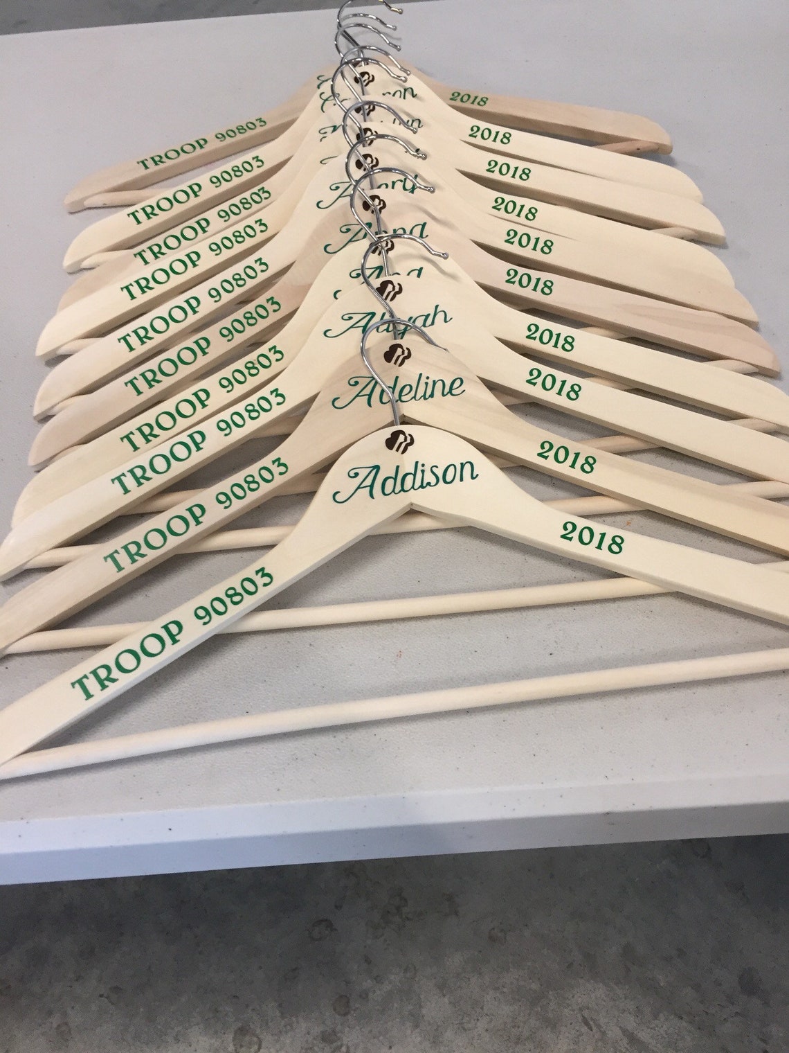 Custom Girl Scout Hanger Etsy