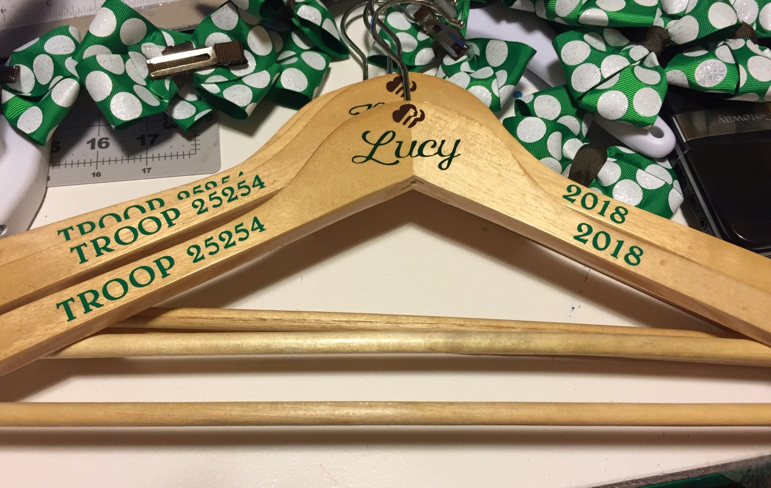 Custom Girl Scout Hanger Etsy