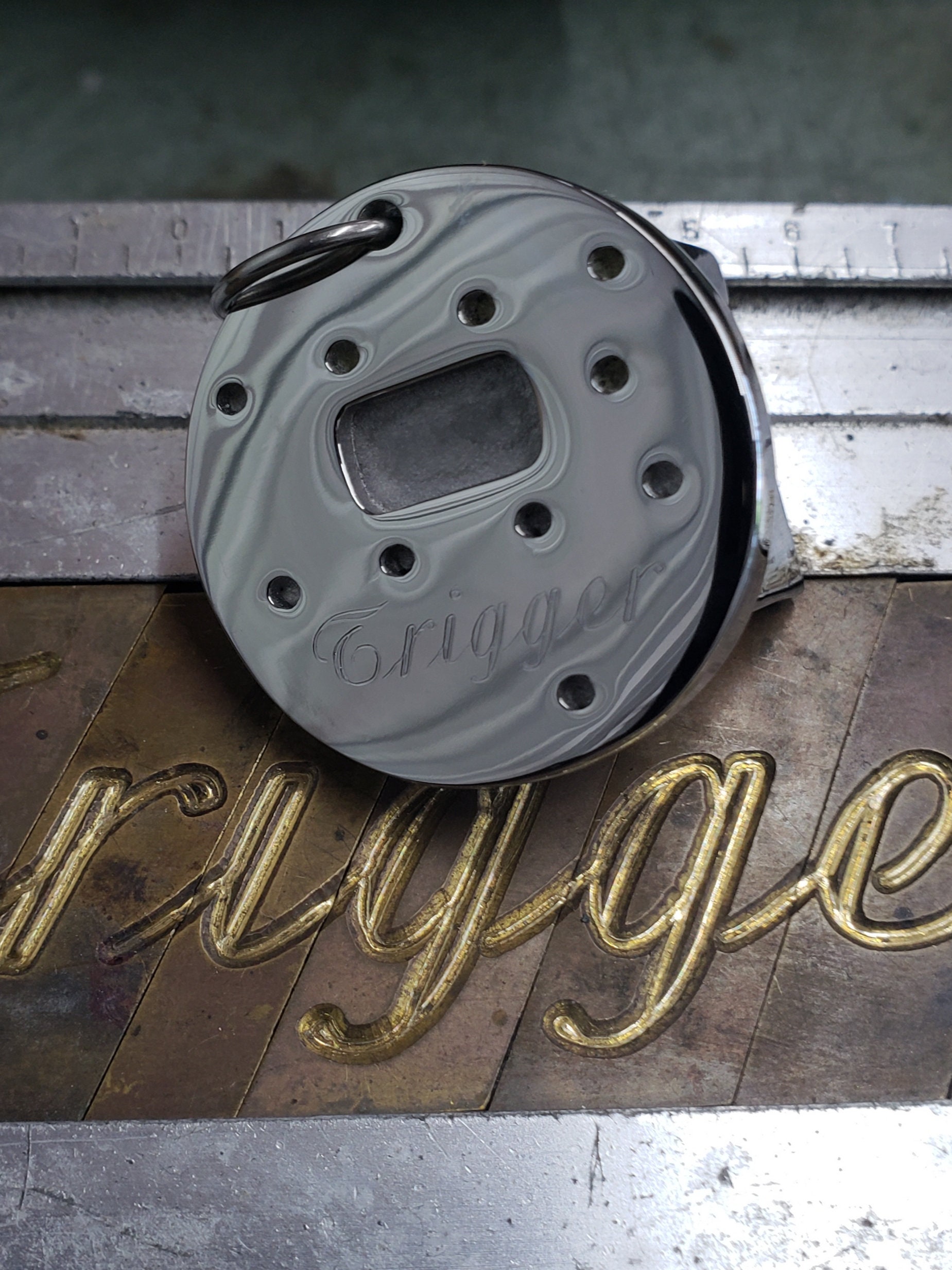 Pancake Welding Hood Necklace Etsy