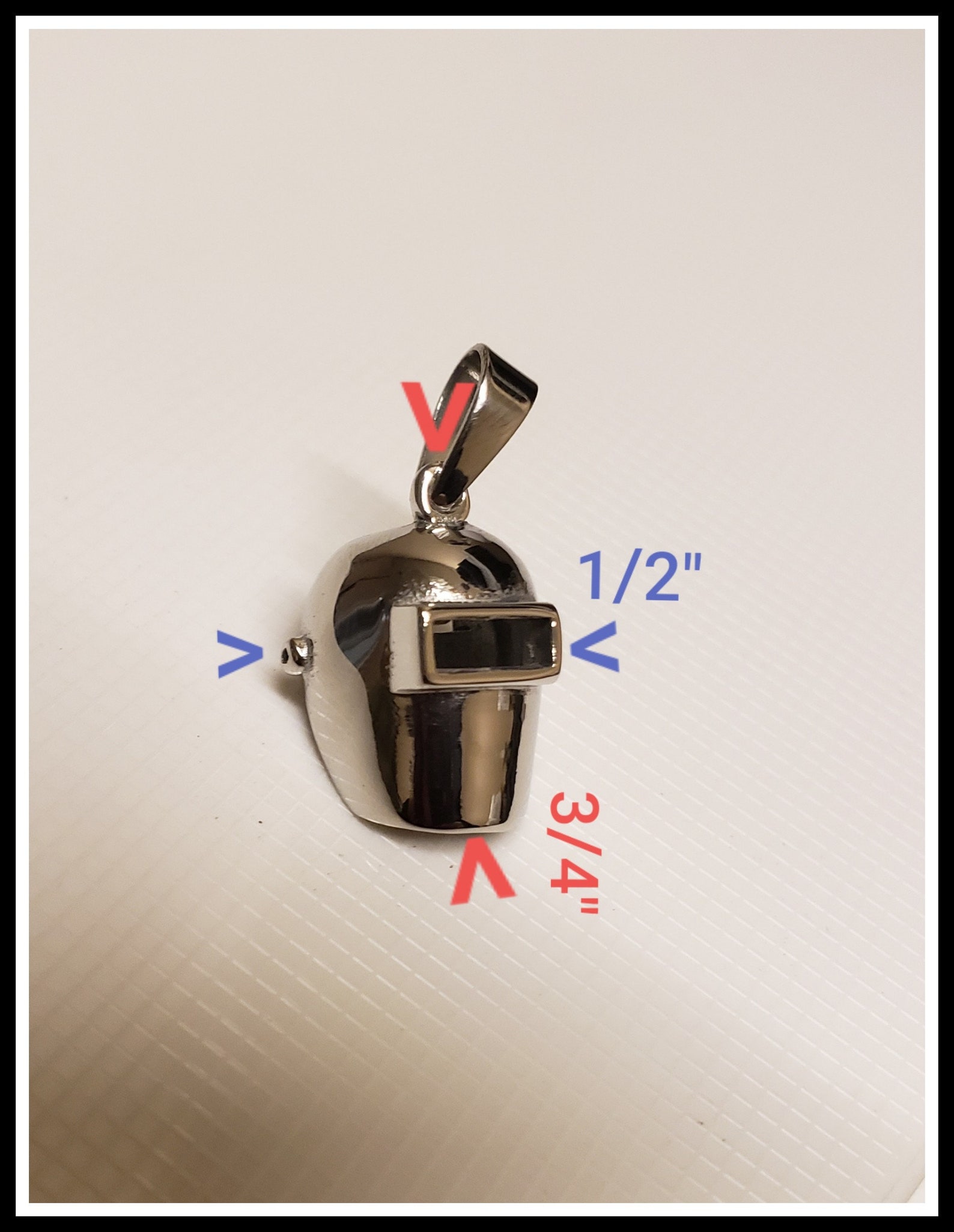 Welder Hood Charm W/2 Gold Inicials Etsy