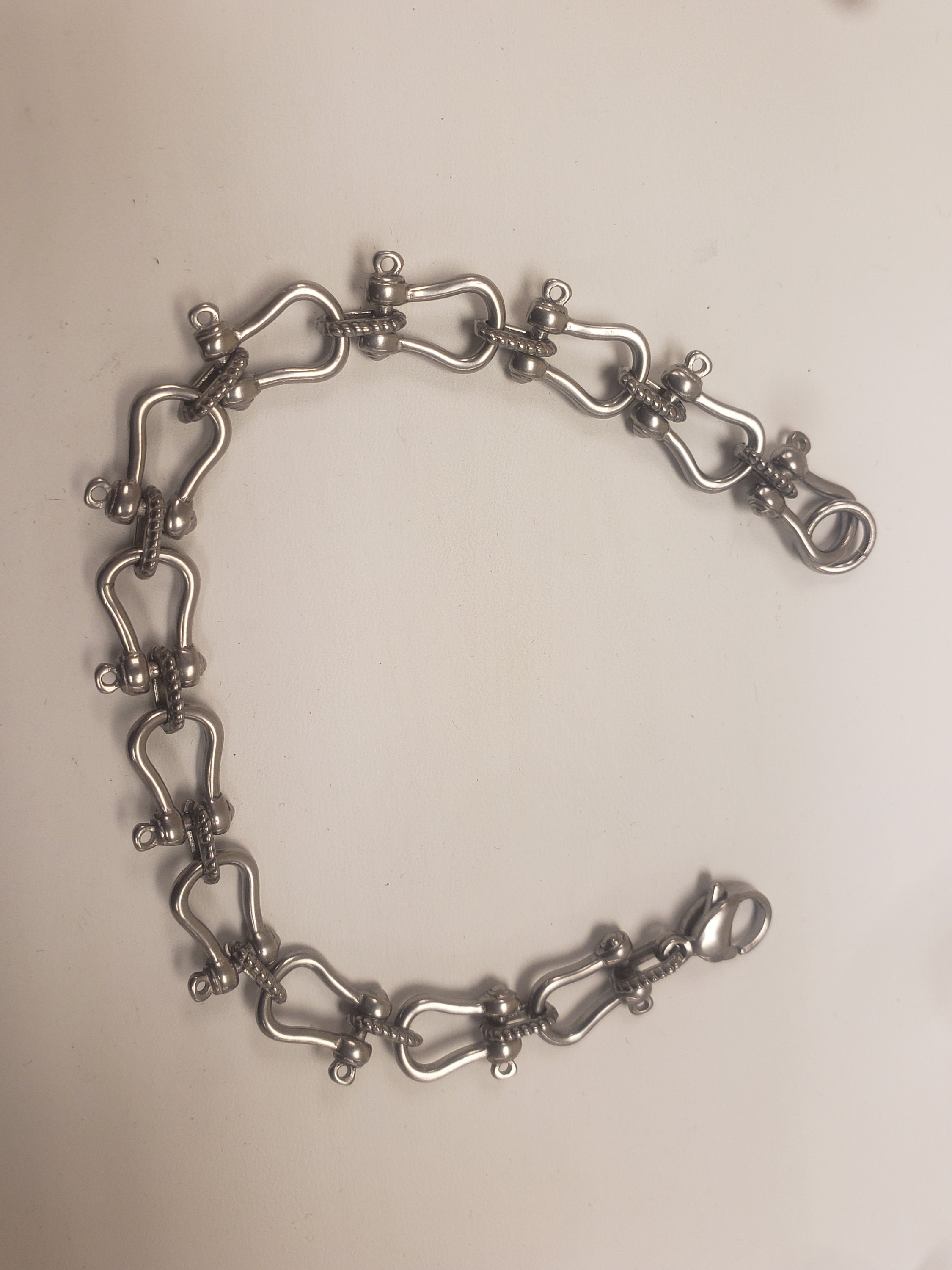 【604service】l Fence Chunky Bracelet Silver 604SERVICE Metal Fence Chunky Bracelet - Silver | 하이츠스토어