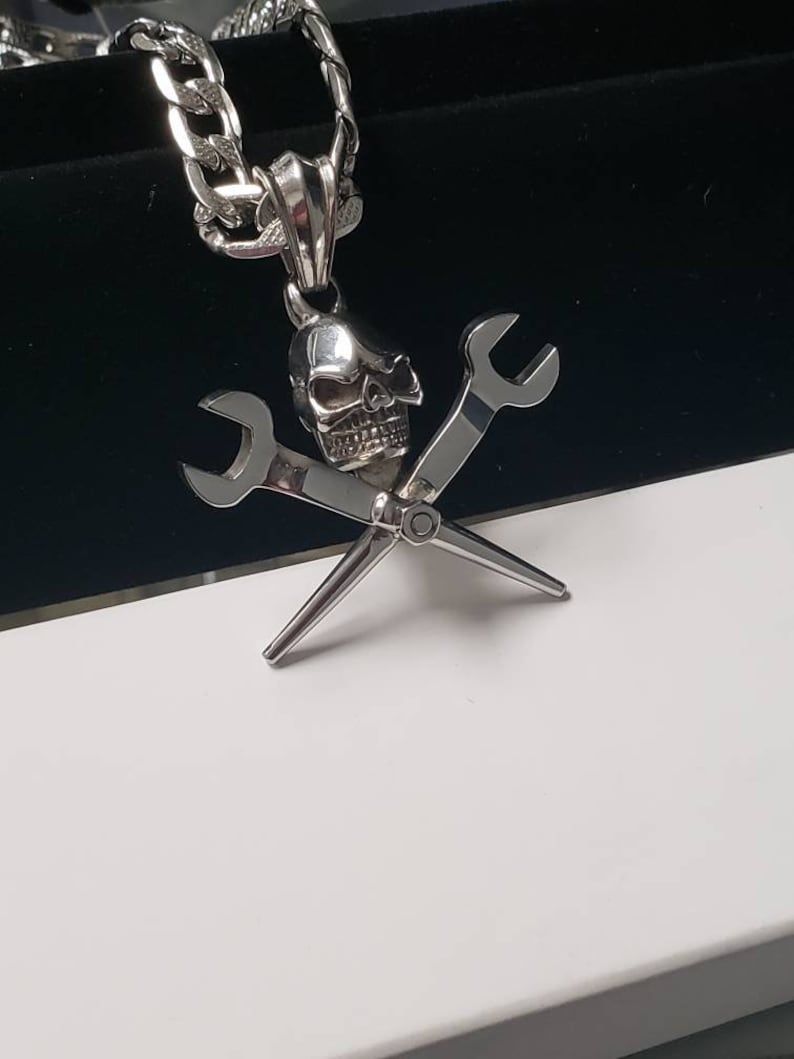 Ironworker Pendant Stainless Steel Etsy