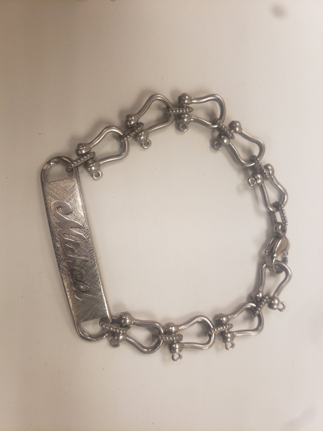 Personalized 3D Shackle Bracelet - Etsy