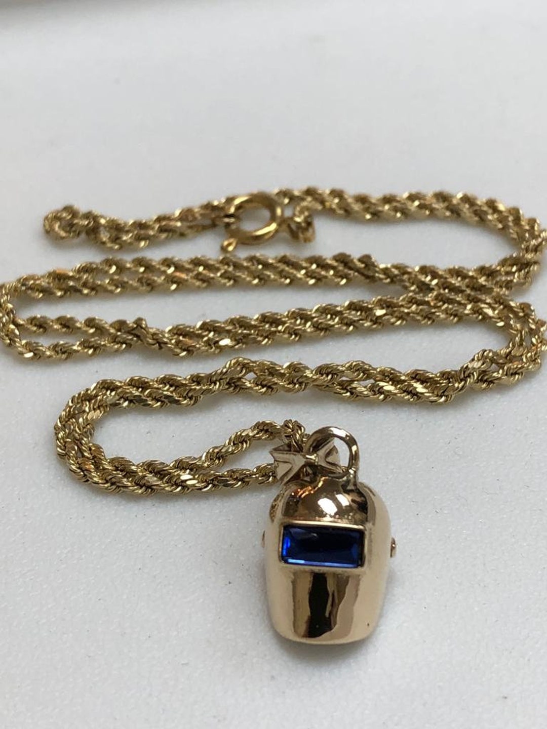 Welding helmet shop pendant