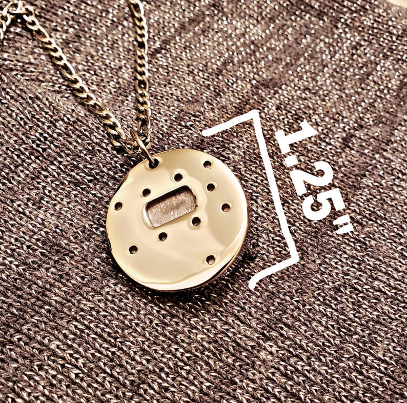 Pancake Welding Hood Necklace Etsy