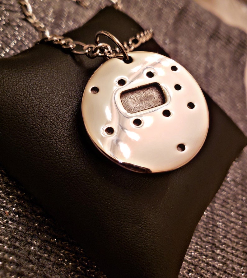 Pancake Welding Hood Necklace Etsy