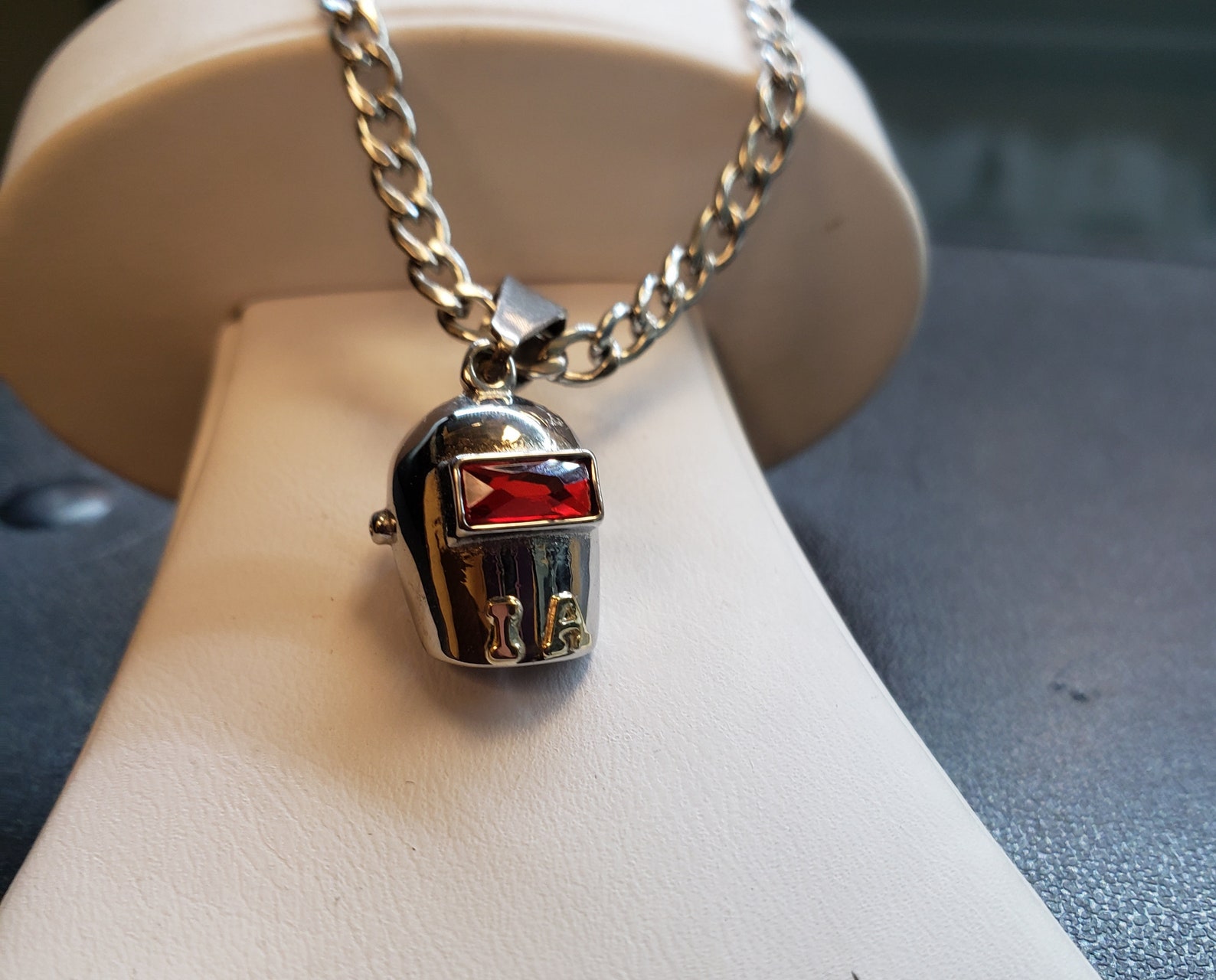 Welder Hood Charm W/2 Gold Inicials Etsy