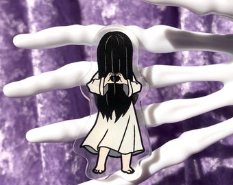 Sadako Acrylic Pin