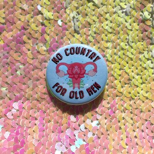 No Country for Old Men Button