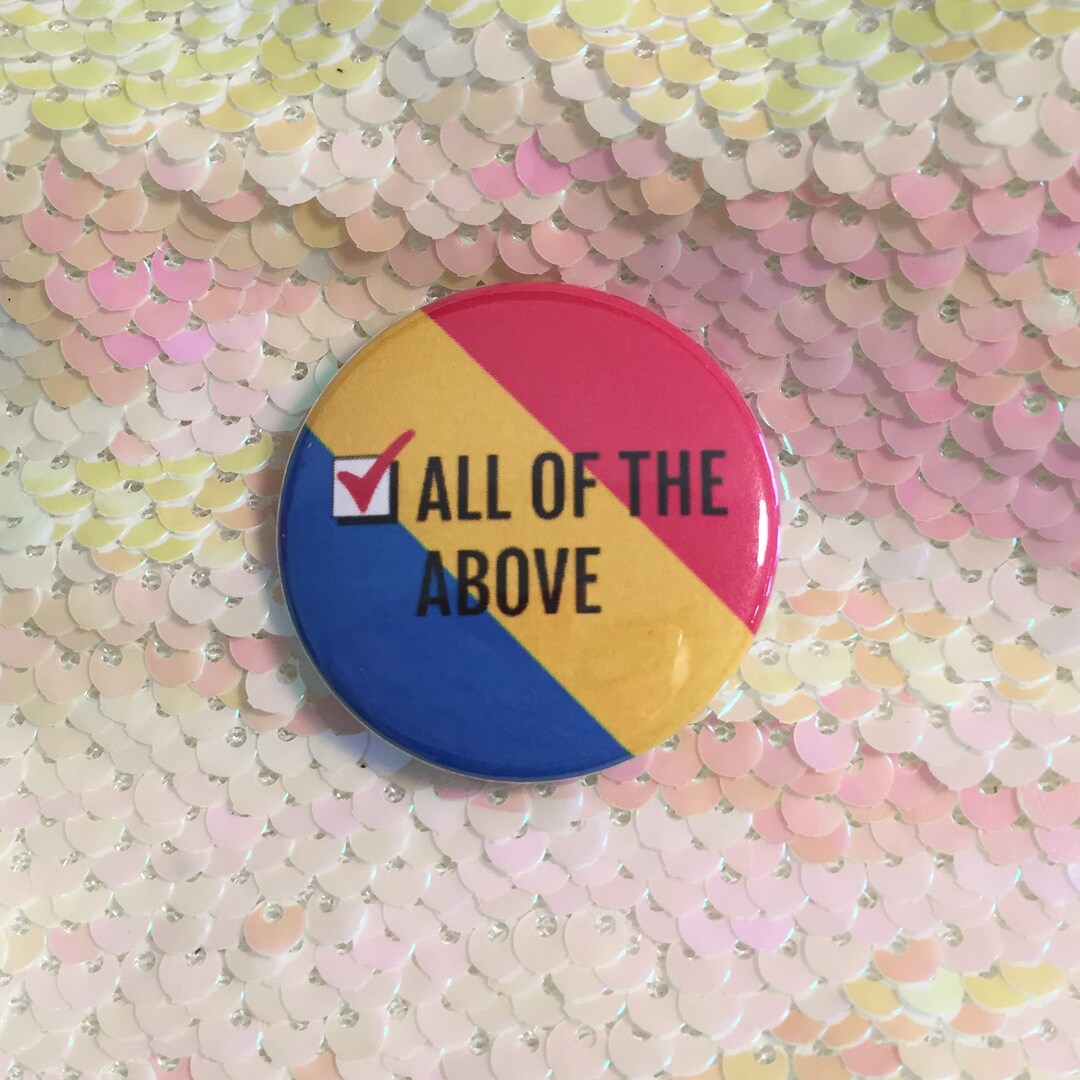 Above The Button All of the Above Pan Pride Button - Etsy