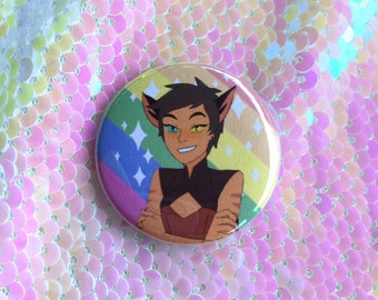 Catra She-Ra Gay Pride Button