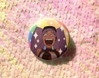Entrapta She-Ra Gay Pride Button