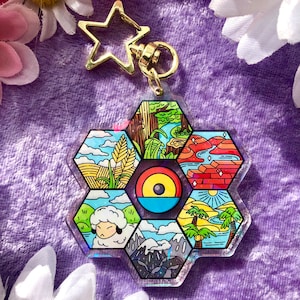 Settlers Holographic Keychain