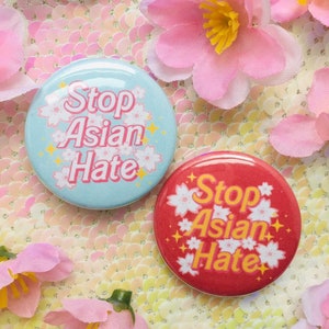 Stop Asian Hate Button