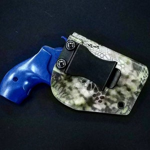 Smith & Wesson Model 642 Revolver .38 Special 1.875 Inch Barrel J Frame Kryptek Altitude Kydex Holster IWB Right Hand