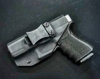 Glock 19 Holster Kydex Right Hand OWB Side Carry Tactical Black