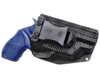 Taurus The Judge Public Defender Polymer Frame Holster - Right Hand IWB - Carbon Fiber Kydex