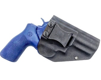 Funda Ruger GP100 - Cañón de 3 pulgadas - Kydex negro táctico - IWB para mano derecha - OWB para mano izquierda - .44 Special