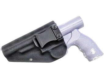 Smith & Wesson K Frame Holster - Right Hand OWB - Left Hand IWB - Tactical Black Kydex