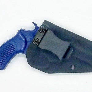 Ruger SP101 Holster - Kydex Holster - Right Hand IWB - Left Hand OWB - Tactical Black Kydex - 3 Inch Barrel